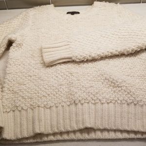 Banana Republic, Soft White Knit Sweater